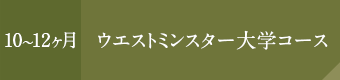 ウエストミンスター大学コース（10～12ヶ月）